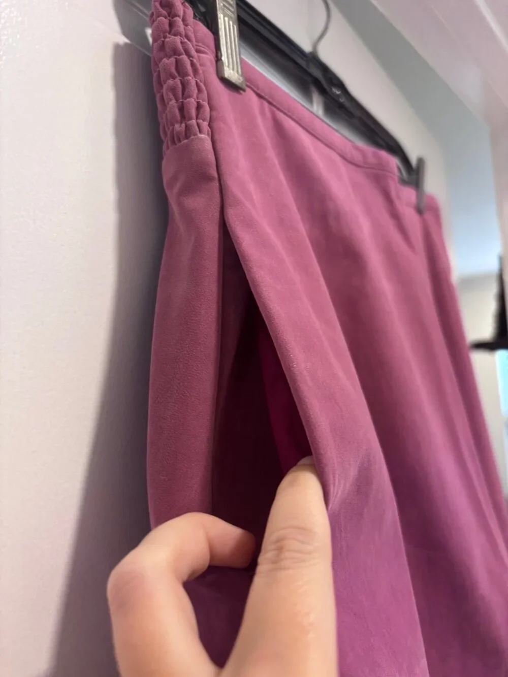 NWOT Free People We The Free Faux Suede Plum Mini Skort